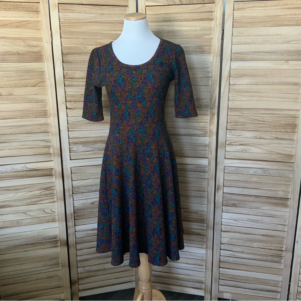 LuLaRoe Multicolor Midi Dress